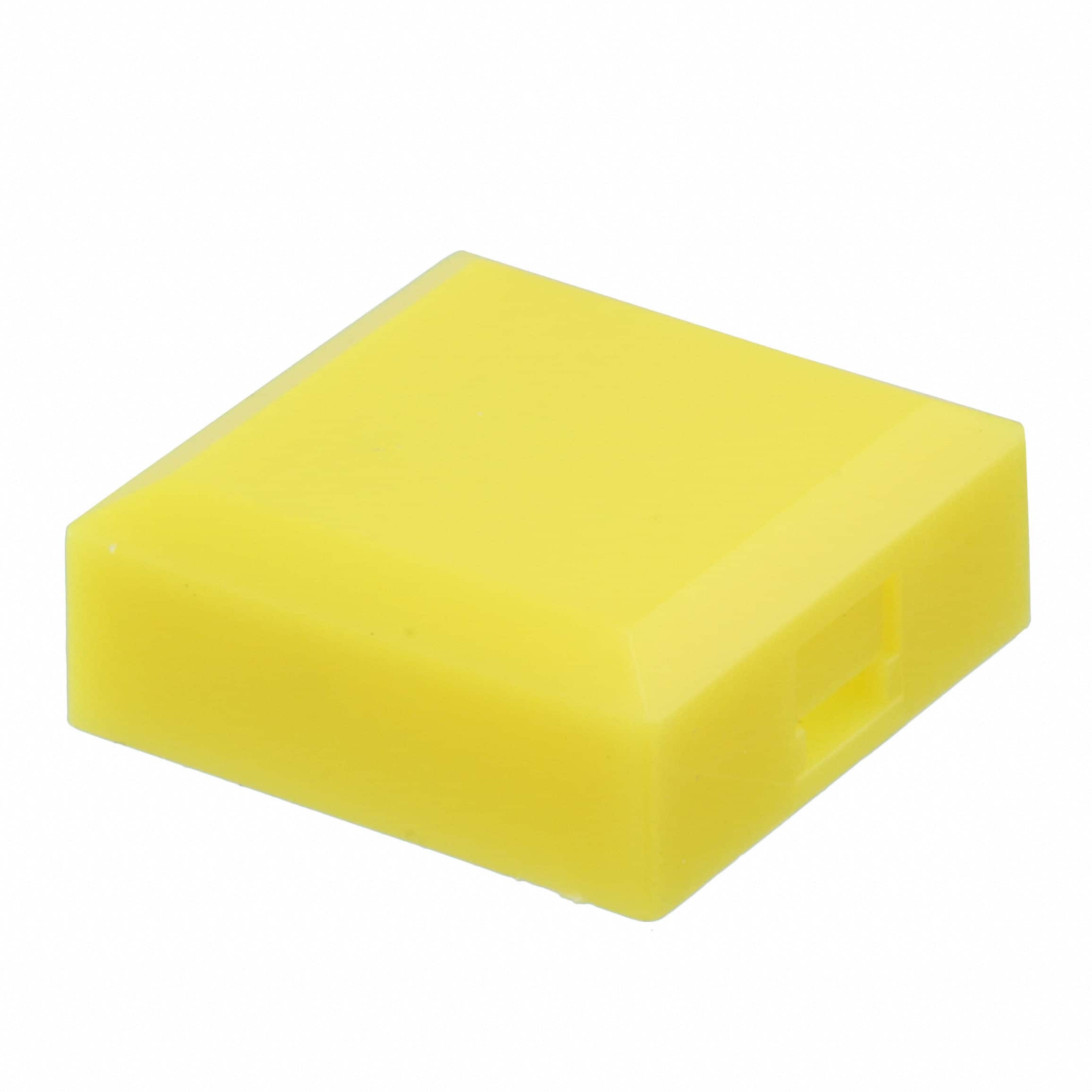 AT3077E CAP PUSHBUTTON SQUARE YELLOW