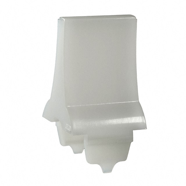 AT436B CAP ROCKER RECTANGULAR WHITE