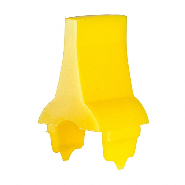 AT436E CAP ROCKER RECTANGULAR YELLOW