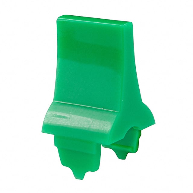 AT436F CAP ROCKER RECTANGULAR GREEN