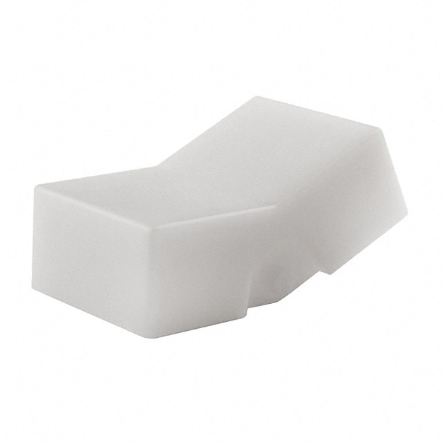 AT456B CAP ROCKER RECTANGULAR WHITE