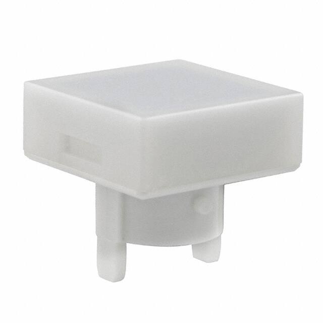 AT485BG CAP PUSHBUTTON SQUARE WHITE/BLUE