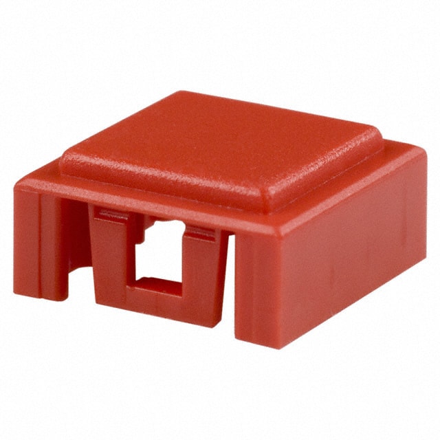 BTNK1040 CAP TACTILE SQUARE RED