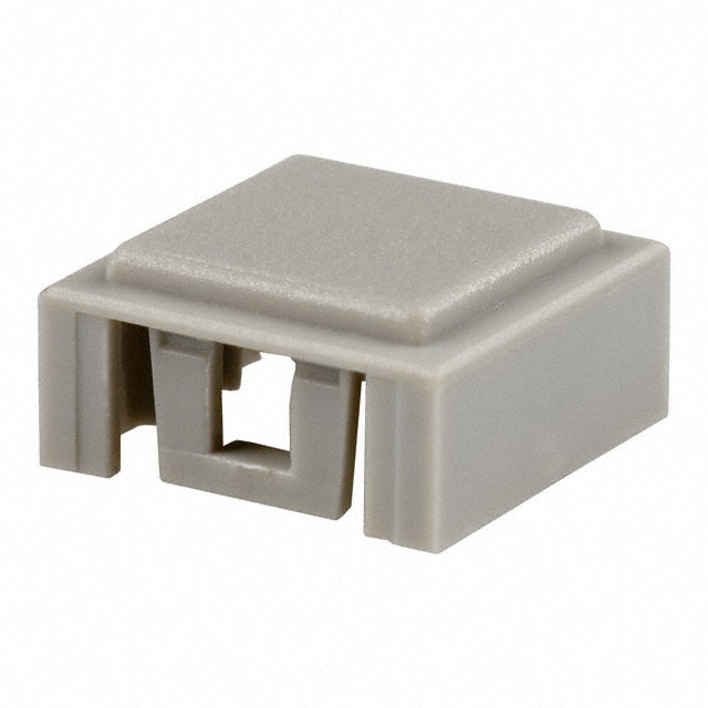 BTNK1020 CAP TACTILE SQUARE LIGHT GRAY