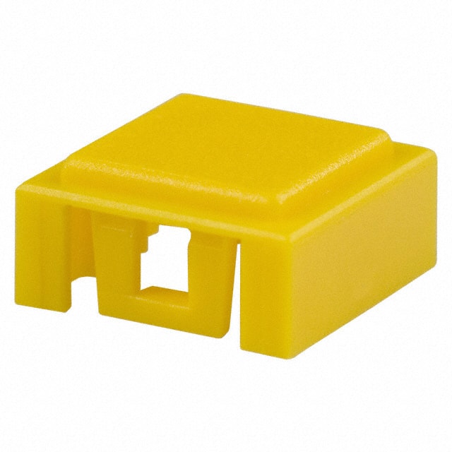BTNK1030 CAP TACTILE SQUARE YELLOW