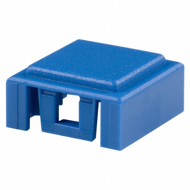 BTNK1060 CAP TACTILE SQUARE BLUE