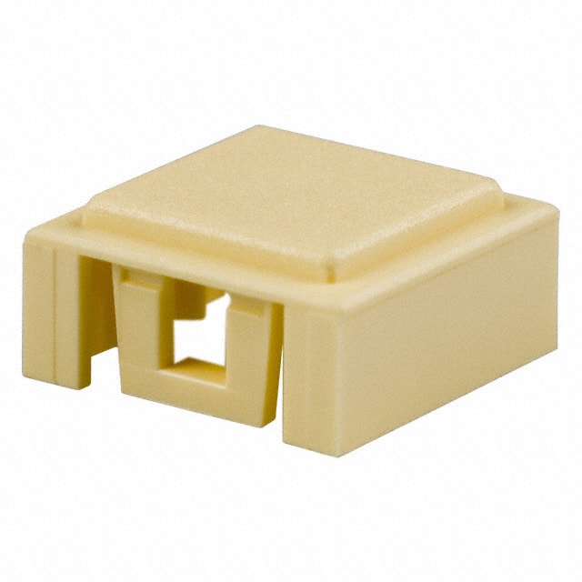 BTNK1080 CAP TACTILE SQUARE IVORY