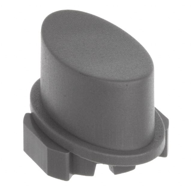 1WP03 CAP TACTILE OVAL GRAY