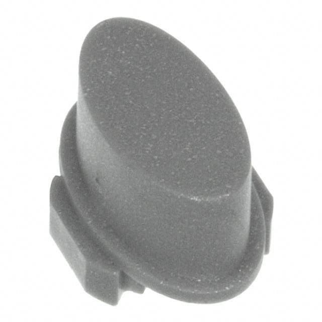 1WP53 CAP TACTILE OVAL LIGHT GRAY