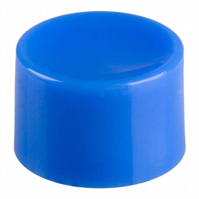 140000480086 CAP PUSHBUTTON ROUND BLUE