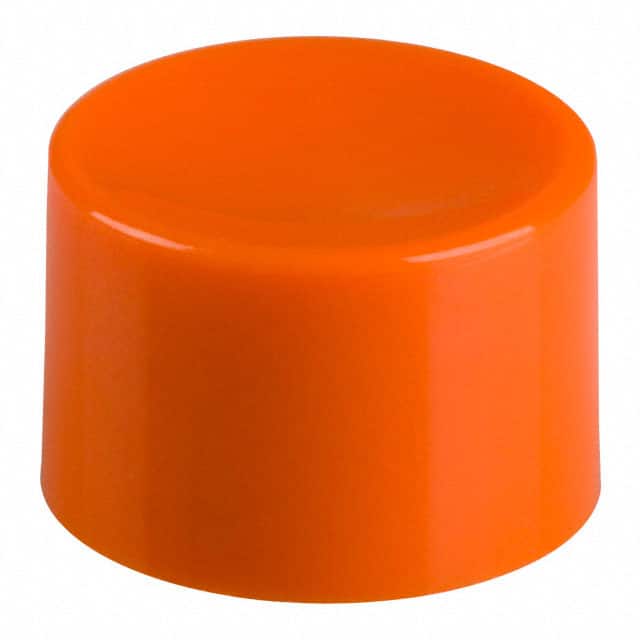 140000480087 CAP PUSHBUTTON ROUND ORANGE