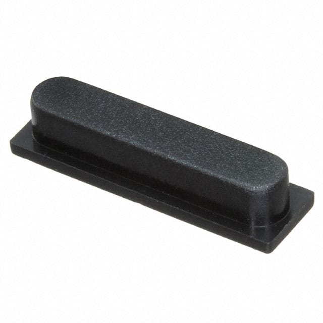 BTNK0490 CAP TACTILE OVAL BLACK