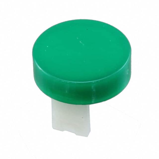 01-931.5 LENS GREEN FLAT D15.8 PLASTIC TR
