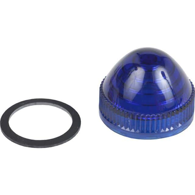 9001L9 30MM PLASTIC DOMED LENS CAP BLUE
