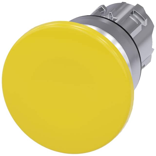 A6X30138953 MUSHROOM PUSHBUTTON. 40MM. YELLO