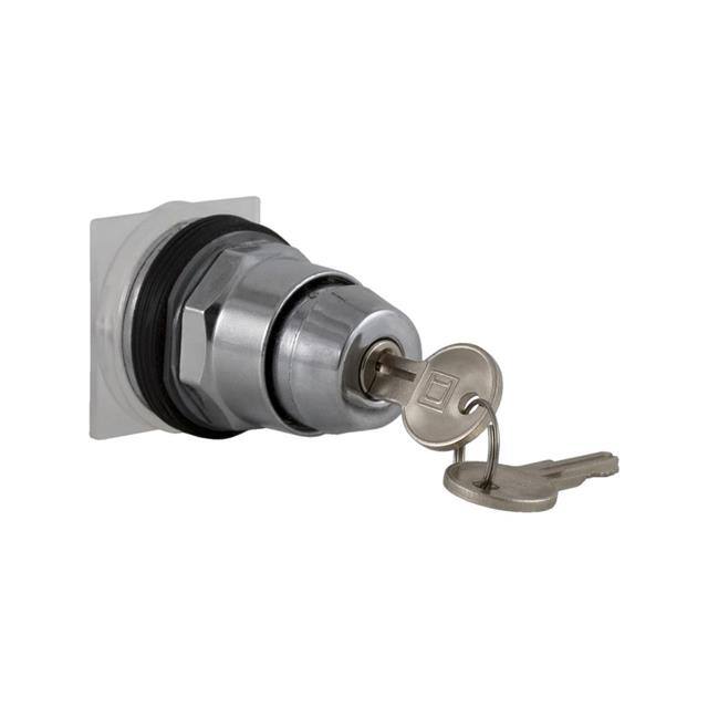 9001KS25K2 30MM KEY SELECTOR SWITCH 2-POSIT