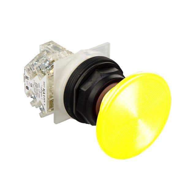 9001SKR25YH13 PUSHBUTTON 600VAC 10AMP 30MM SK
