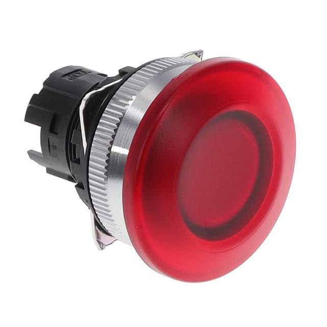 A30NZ-MMM-TRA RED BRSHD METL MUSHROOM LIGHT