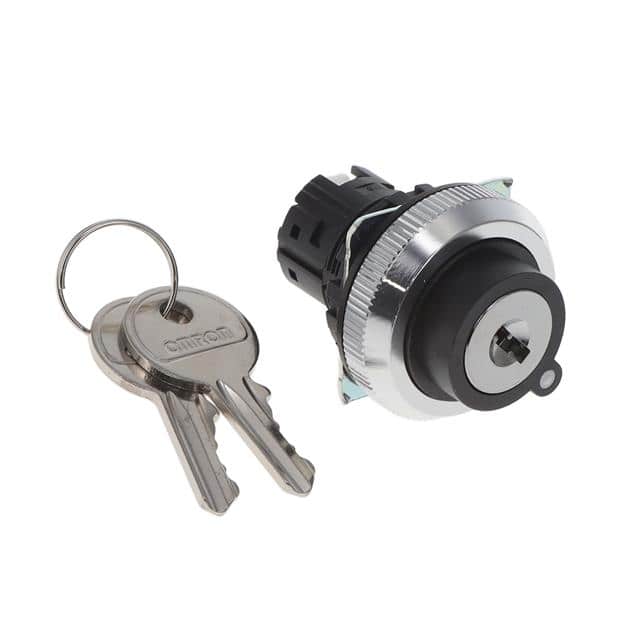 A30NZ-2MM-01CA 2 POS KEY-SELECT BRSH MTL RGHT