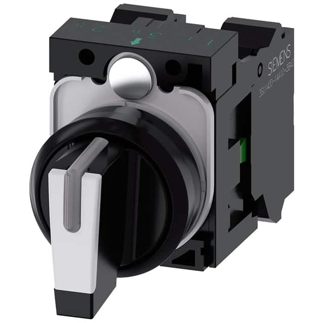 A6X30141641 SELECTOR SWITCH. I-O-II. BLACK.