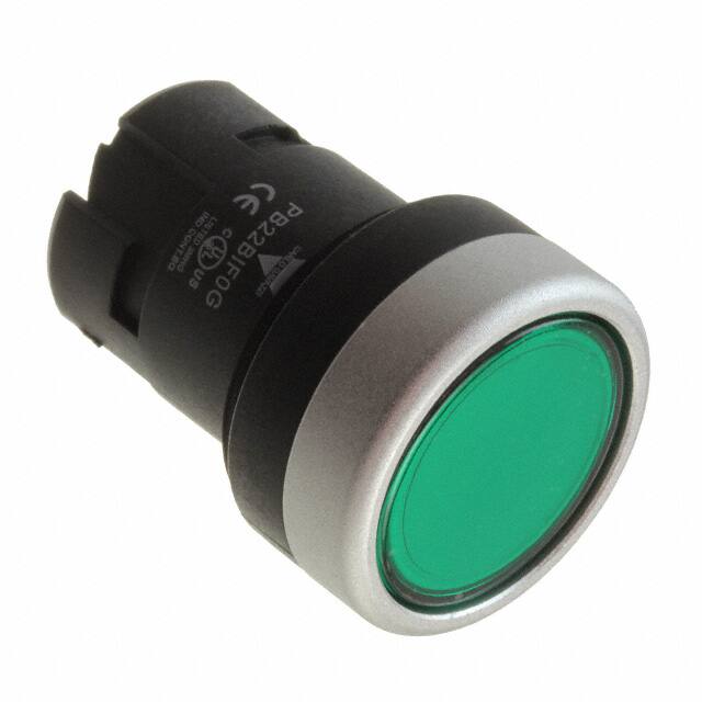 PB22BIF0G SW PB LIT GREEN SPRING RTRN