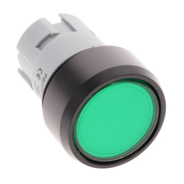 PB22SIF0G SW LIT PB GRN SPRING RTRN