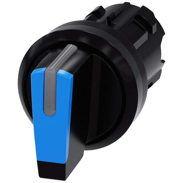 3SU10022BM500AA0 SEL SW, 3POS, MOM, SHORT HANDLE,