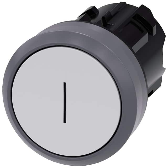 3SU10300AB600AC0 PUSHBUTTON, MOM, WHT, FLUSH