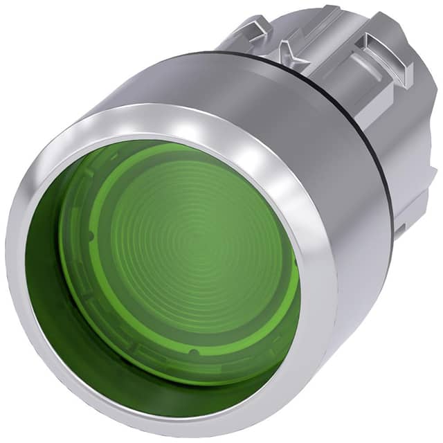 3SU10510CB400AA0 ILLUMINATED PUSHBUTTON. GREEN