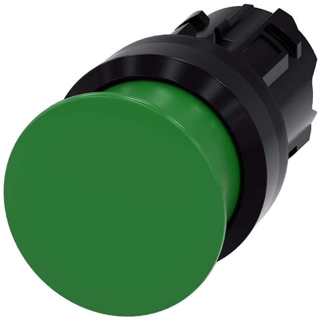 3SU10001AD400AA0 PUSHBUTTON, MOM, GRN, MH CAP O30