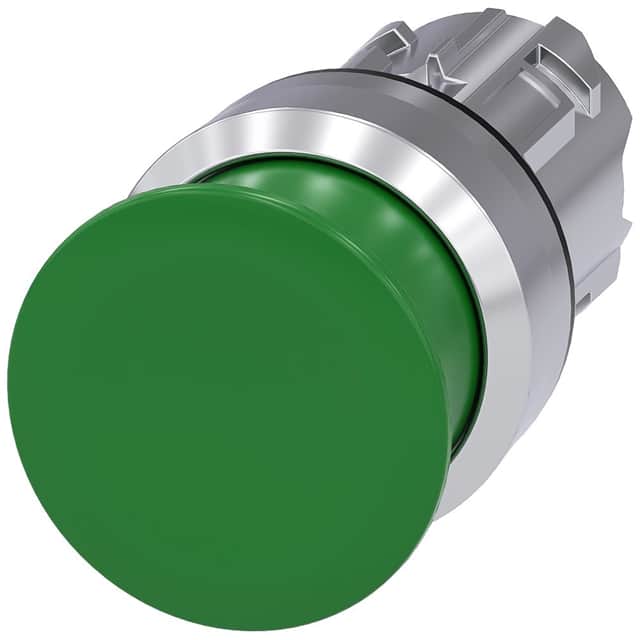 A6X30138910 MUSHROOM PUSHBUTTON. 30MM. GREEN