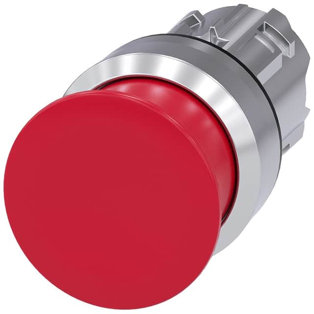 A6X30138906 MUSHROOM PUSHBUTTON. 30MM. RED