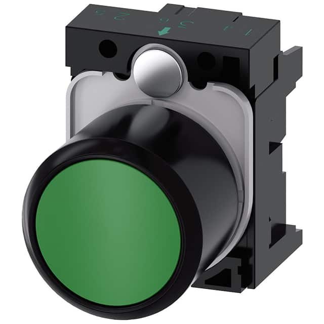 A6X30143835 PUSHBUTTON. GREEN. EXTENDED STRO