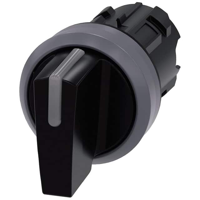 3SU10322BM100AA0 SELECTOR SWITCH. I>O<II. BLACK