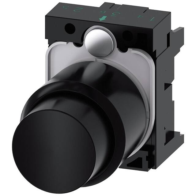 A6X30144565 PUSHBUTTON. BLACK. EXTENDED STRO