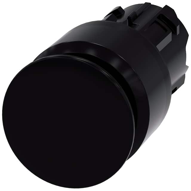 A6X30136542 MUSHROOM PUSHBUTTON. 30MM. BLACK