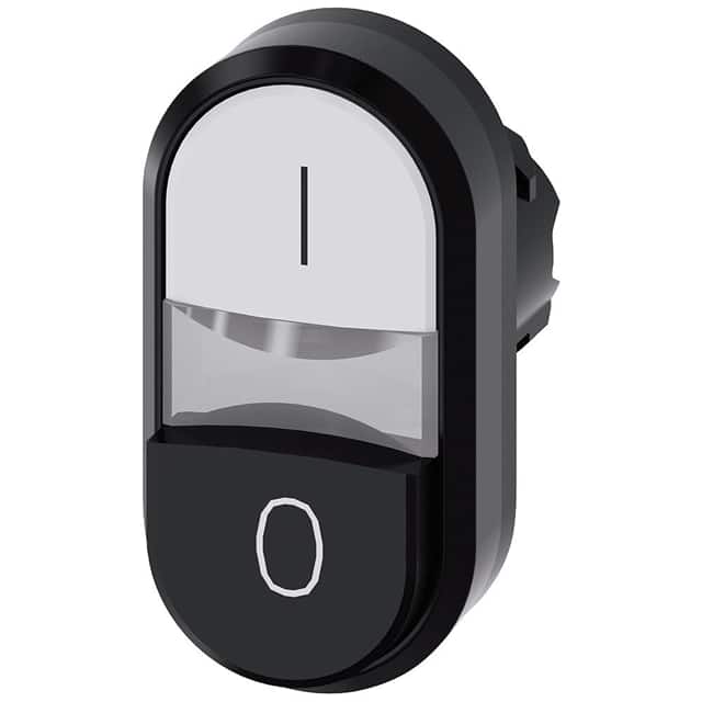 A6X30136460 TWIN PUSHBUTTON. WHITE. BLACK