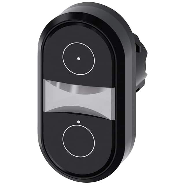 3SU10003AB110AQ0 TWIN BUTTON, MOM, BLACK/BLACK