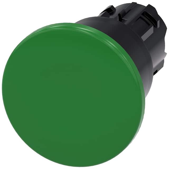 A6X30136590 MUSHROOM PUSHBUTTON. 40MM. GREEN