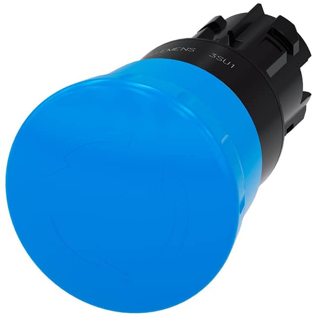 A6X30136157 MUSHROOM PUSHBUTTON. 40MM. BLUE