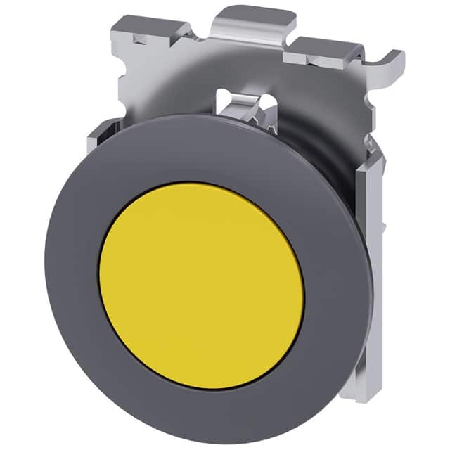 3SU10600JA300AA0 PUSHBUTTON, MTND, YEL, GUARDED