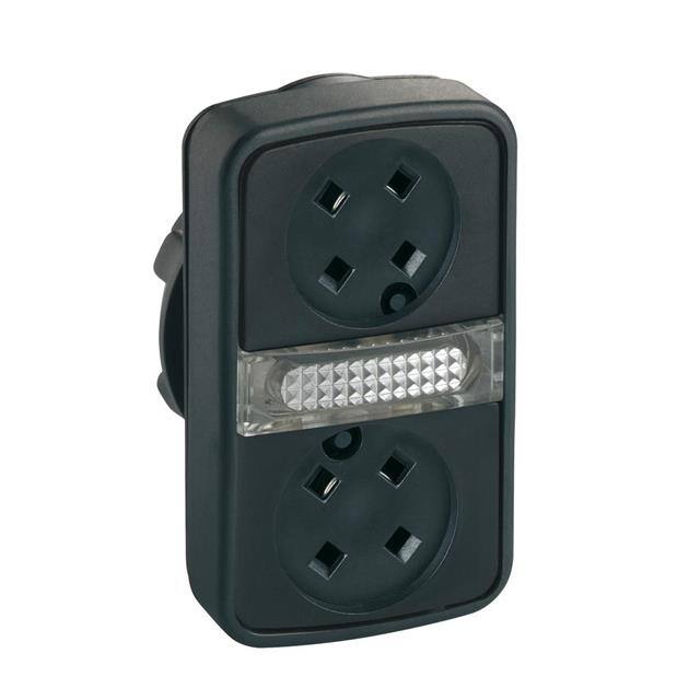 ZB5AW7A9 HEAD FOR ILLUMINATED DOUBLE HEAD