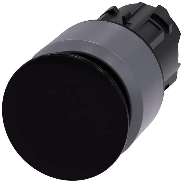 A6X30138656 MUSHROOM PUSHBUTTON. 30MM. BLACK