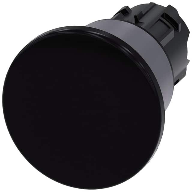 A6X30137773 MUSHROOM PUSHBUTTON. 40MM. BLACK