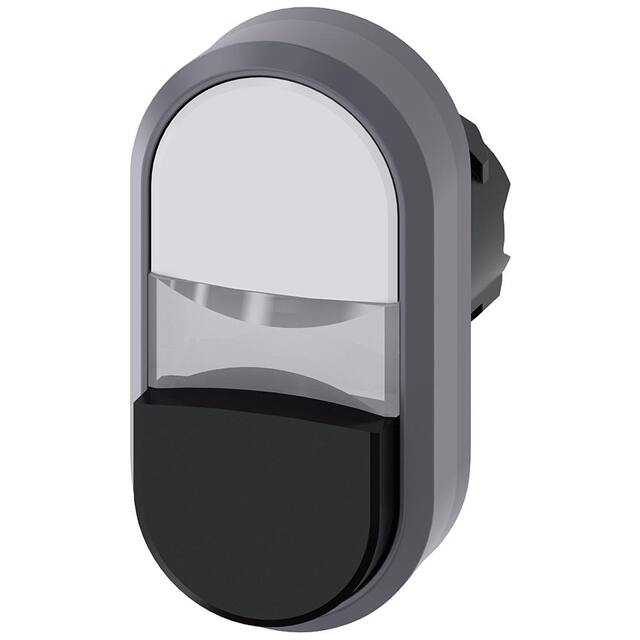 A6X30140496 ILLUMINATED TWIN PUSHBUTTON. WHI