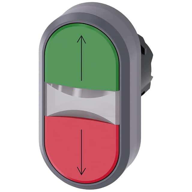 A6X30138606 ILLUMINATED TWIN PUSHBUTTON. GRE