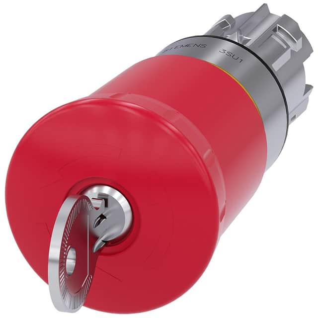 3SU10501HK200AA0 EMERG-STOP,KEY RELEASE RED MH CA