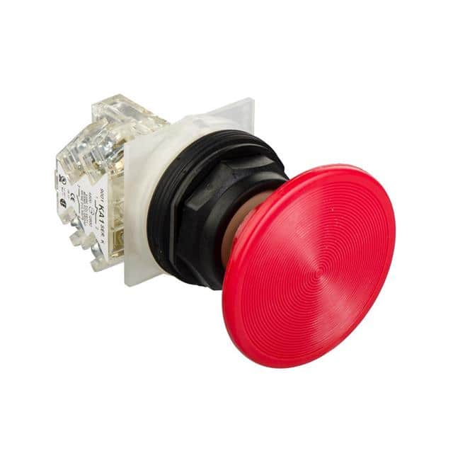 9001SKR24R 30MM MUSHROOM OPERATOR RED