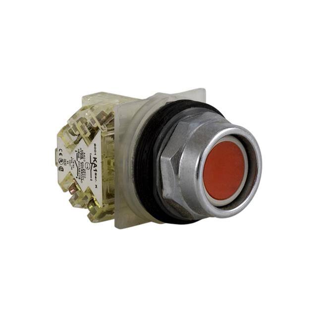 9001KR2RH13 PUSH BUTTON 600VAC 10A 30MM T-K