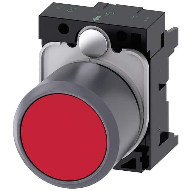 A6X30143870 PUSHBUTTON. RED. EXTENDED STROKE